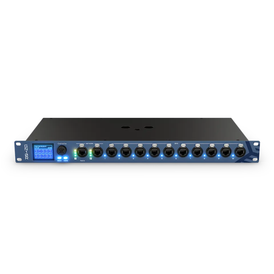 ChamSys GeNetix GN10R node DMX Art-Net sACN RJ45 PoE