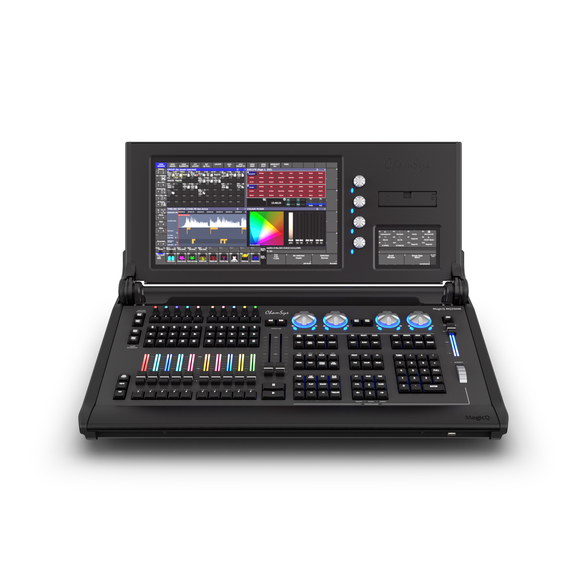 ChamSys MagicQ MQ250M console lumière 128 univers mobile