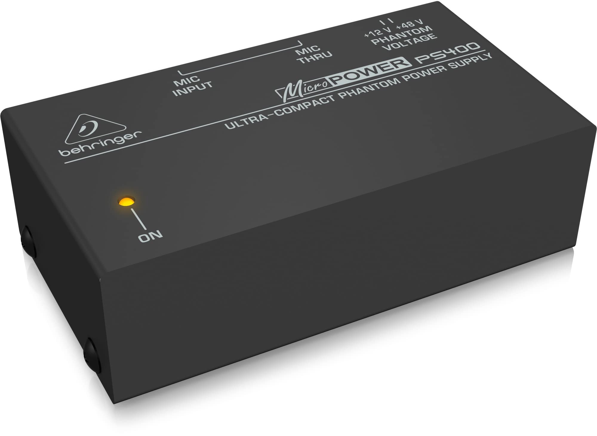 Behringer PS400 alimentation fantôme 48V micro condensateur