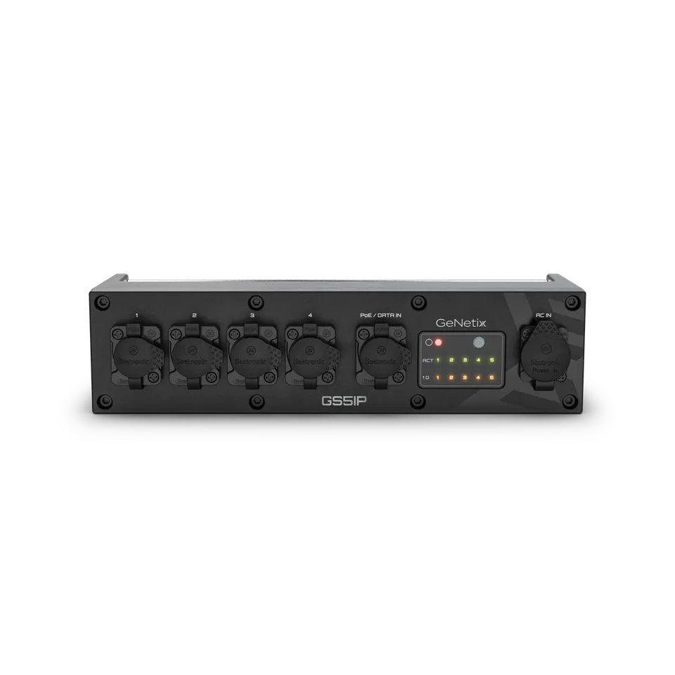 Chamsys GeNetix GS5IP switch réseau 5 ports IP65 PoE