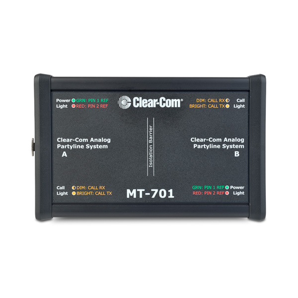 Fréquence Intercoms Clear-Com MT701 boîtier 2-fils isolation