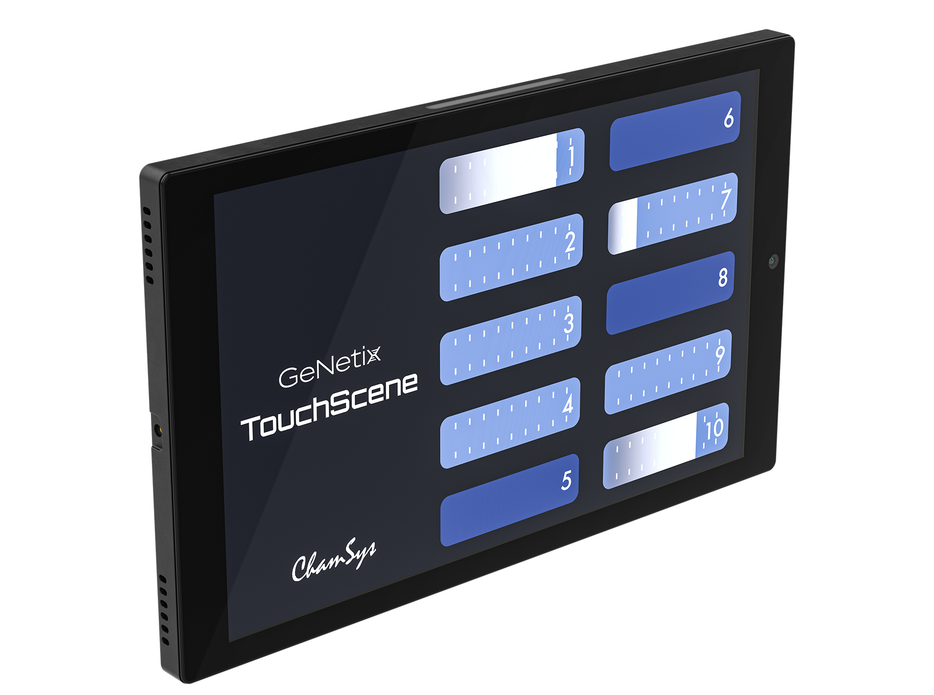 ChamSys GeNetix TouchScene écran tactile 8 pouces PoE