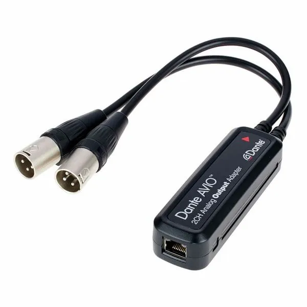 Audinate Avio 2 Line-Out adaptateur Dante XLR3M