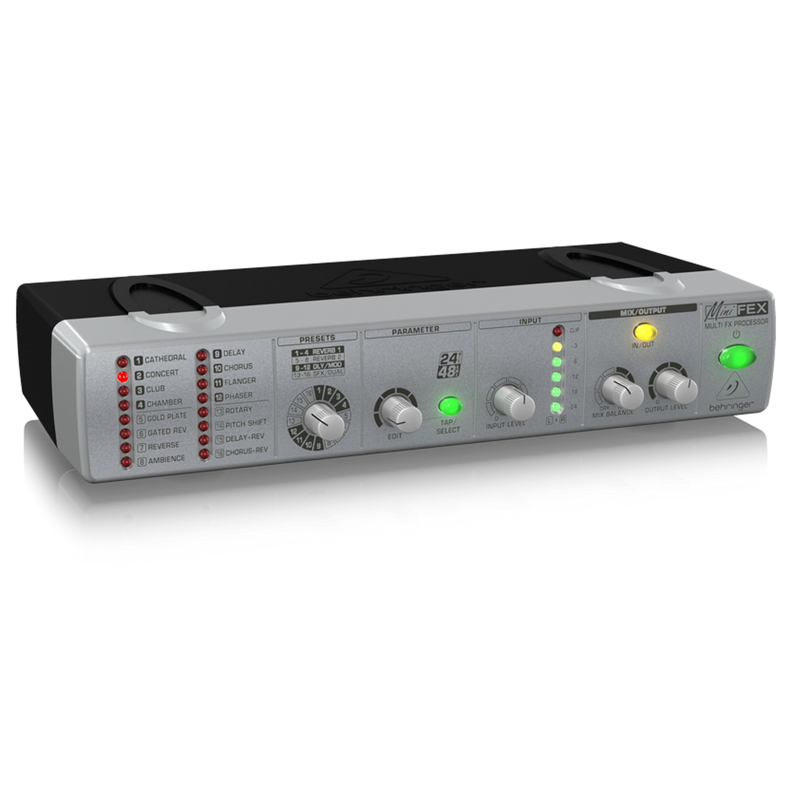 Behringer FEX800 processeur multi-effets 24 bits 16 presets jack
