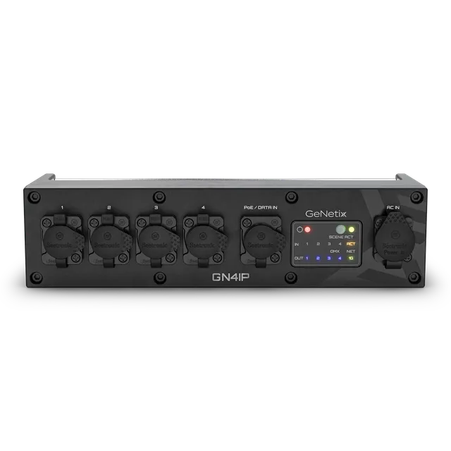 Chamsys GeNetix GN4IP node DMX IP65 4 ports PoE