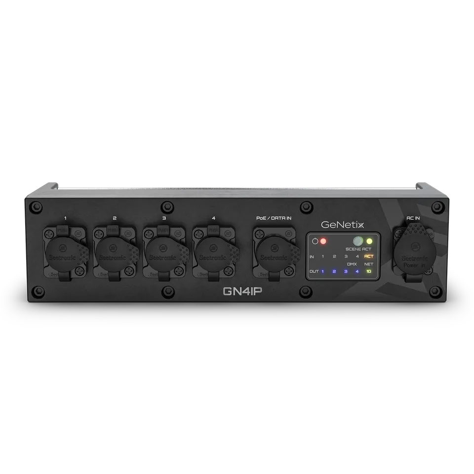 Chamsys GeNetix GN4IP node DMX IP65 4 ports PoE