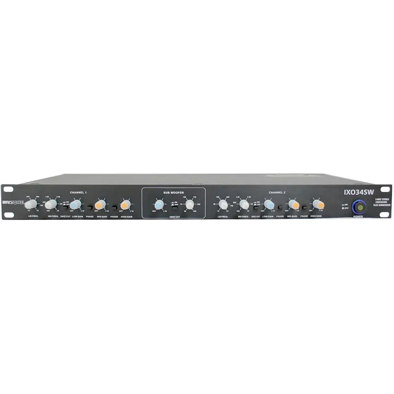 Invotone IXO34SW filtre actif 3 voies sub scène
