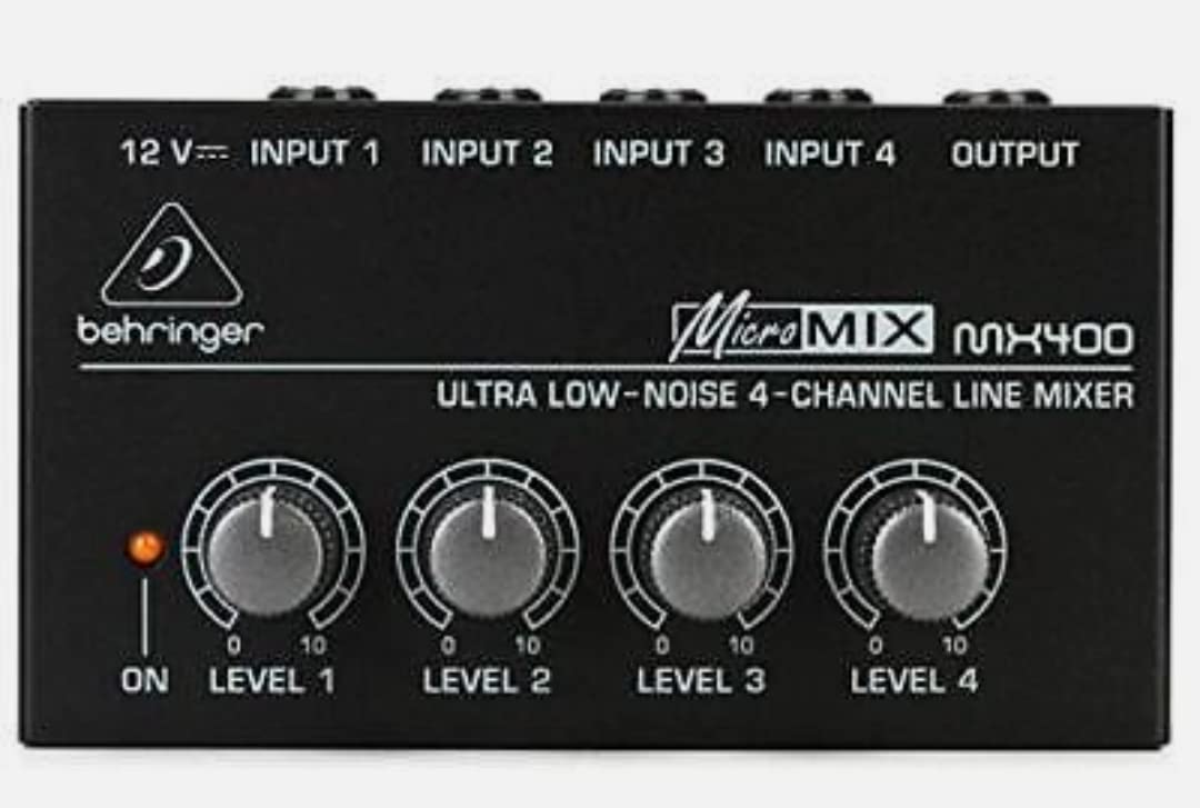 Behringer Micromix MX400 mixeur ligne 4 voies mono