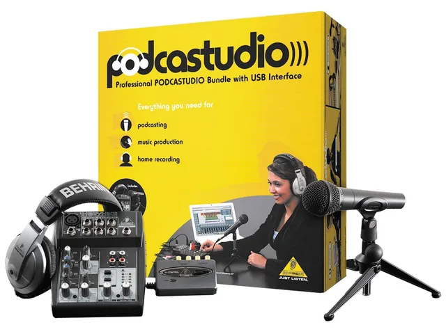 Behringer Podcastudio USB kit enregistrement 5 entrées