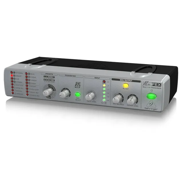 Behringer FEX800 processeur multi-effets 24 bits 16 presets jack
