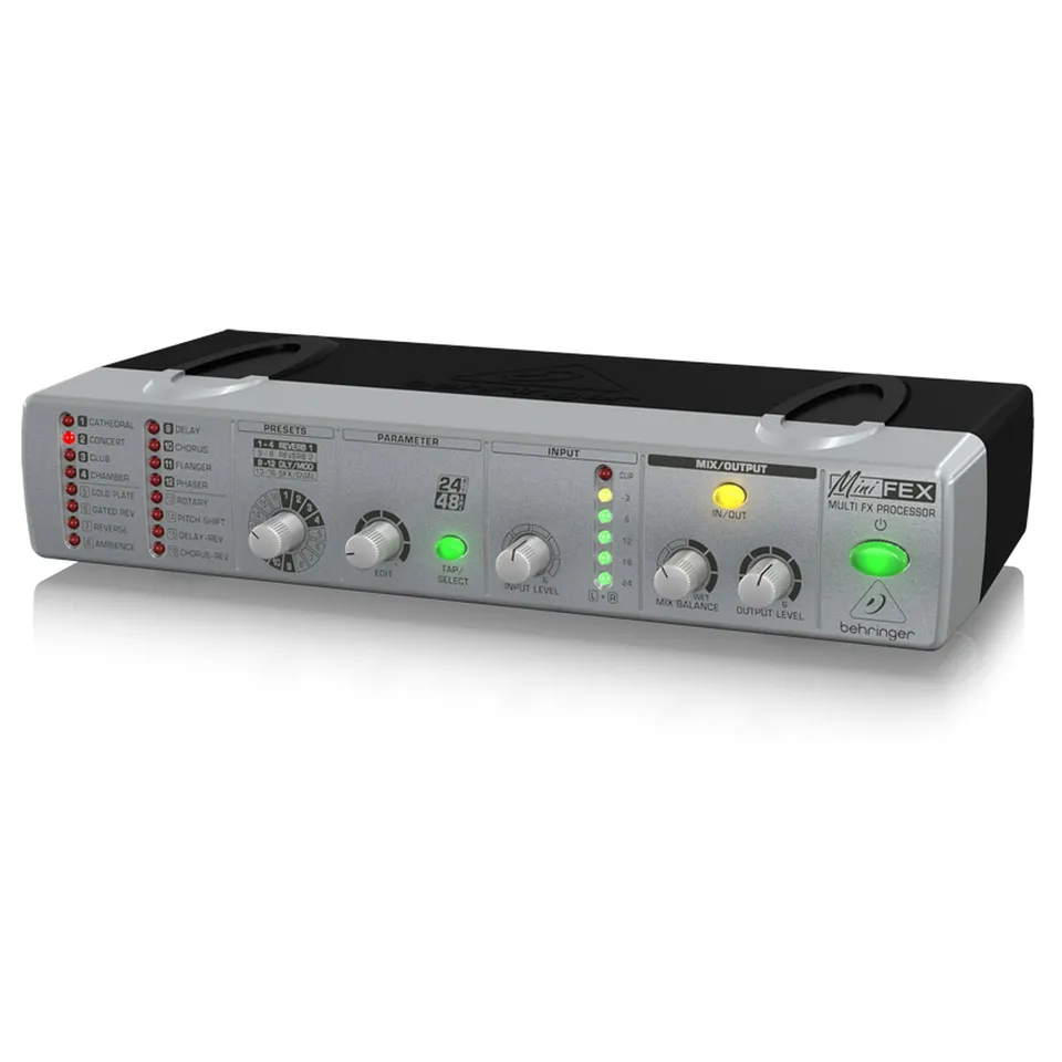Behringer FEX800 processeur multi-effets 24 bits 16 presets jack