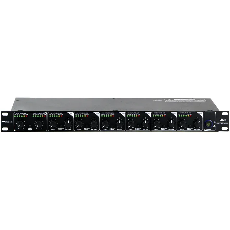 Invotone iLink mélangeur audio stéréo 6 entrées