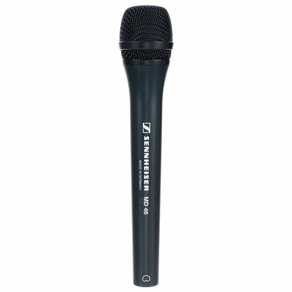 Fréquence MICROS Sennheiser MD46 micro reportage cardioïde