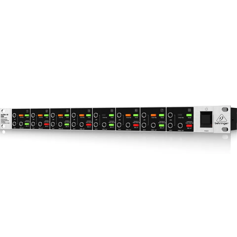 Behringer DI800 Ultra-DI Pro boite DI 8 canaux rack