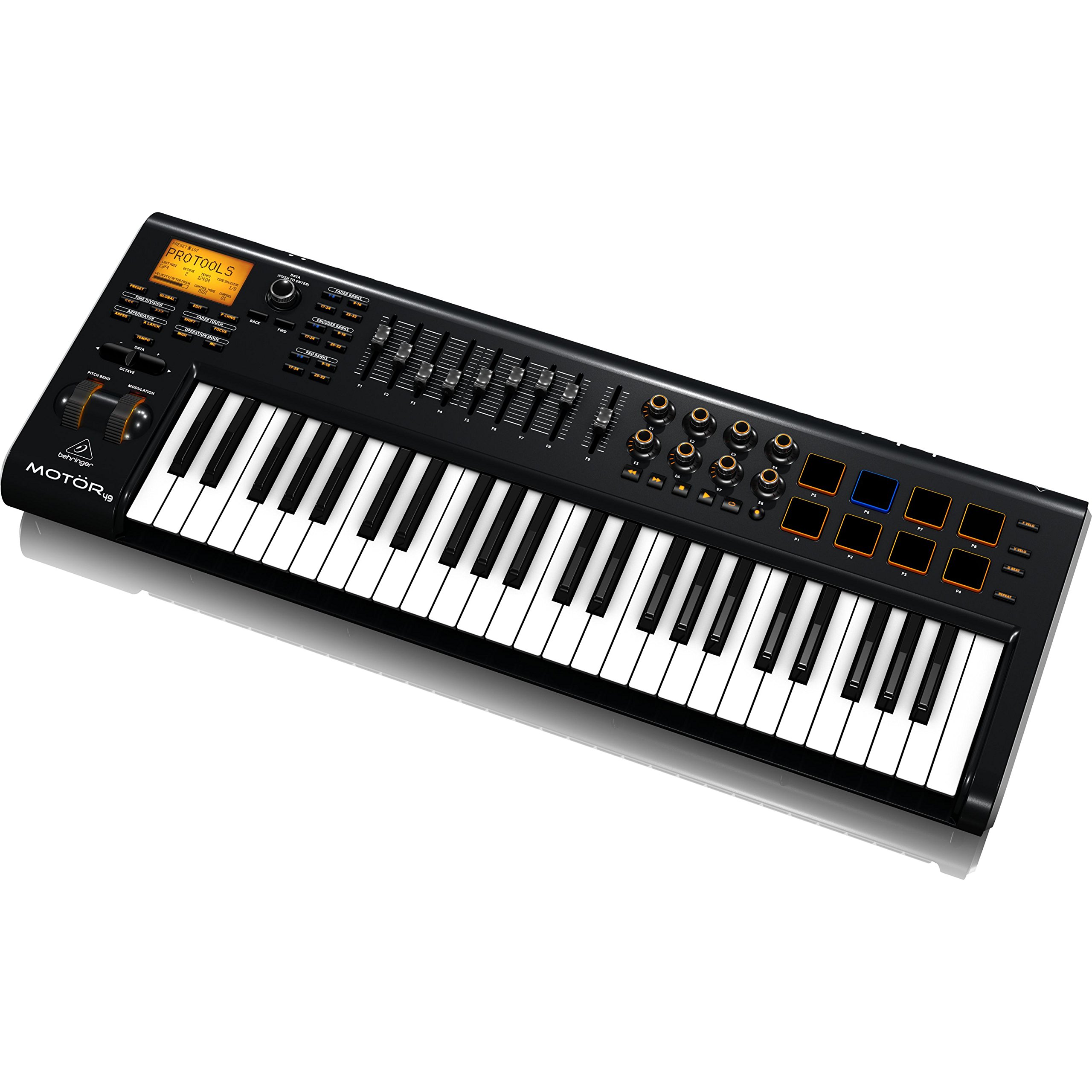 Behringer MOTÖR 49 Contrôleur Clavier 49 Touches Motorisé