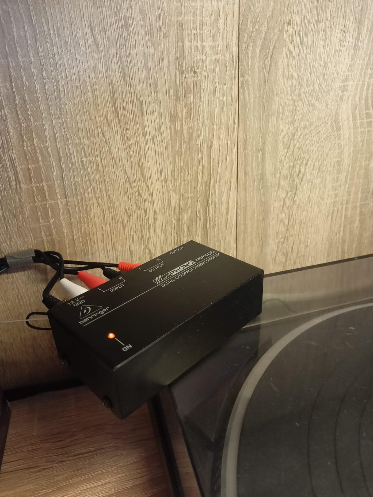 Behringer PP400 Microphono préampli phono MM RCA