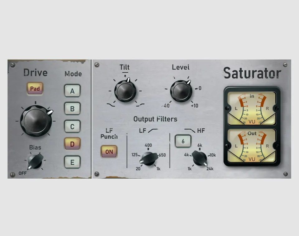Allen & Heath dLive Saturator saturateur 5 modes