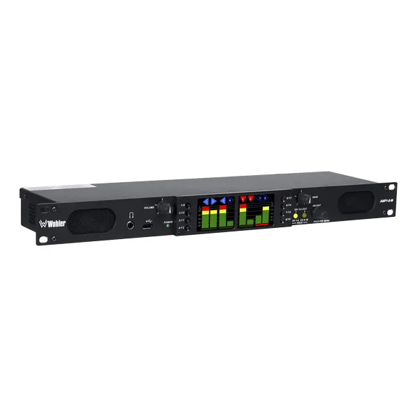 Wohler AMP1-8-M moniteur audio 8 canaux 3G/SDI 1U