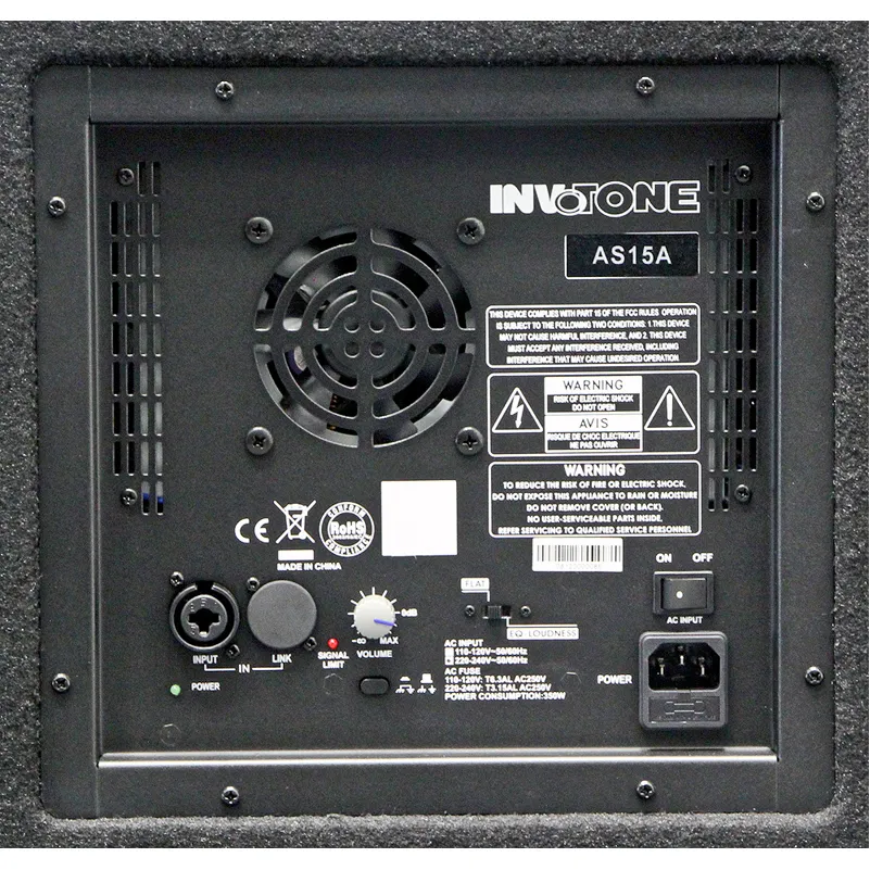 Invotone AS15A enceinte active 15 pouces 300W