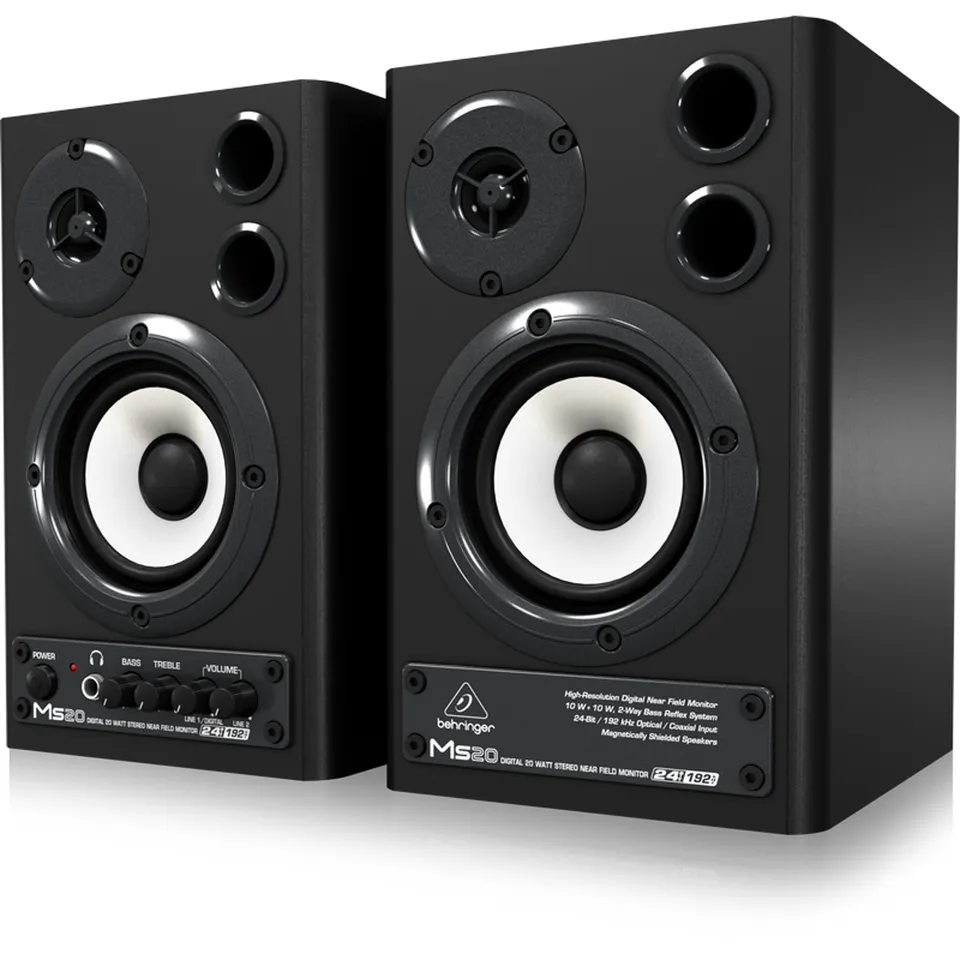 Behringer MS20 enceintes monitoring 20 W S/PDIF paire
