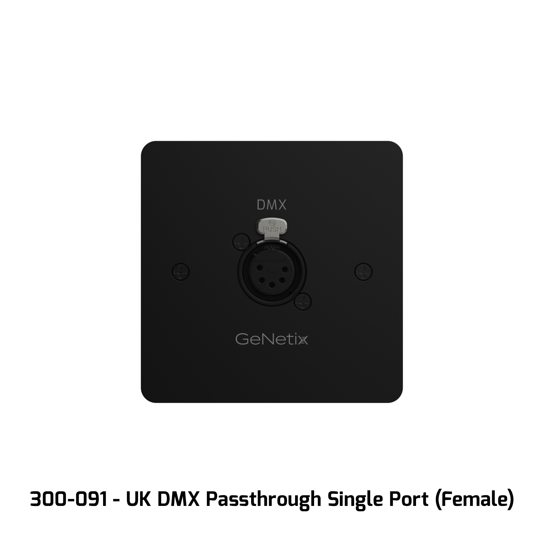 ChamSys GeNetix Plaque Murale DMX Passthrough 5 Broches