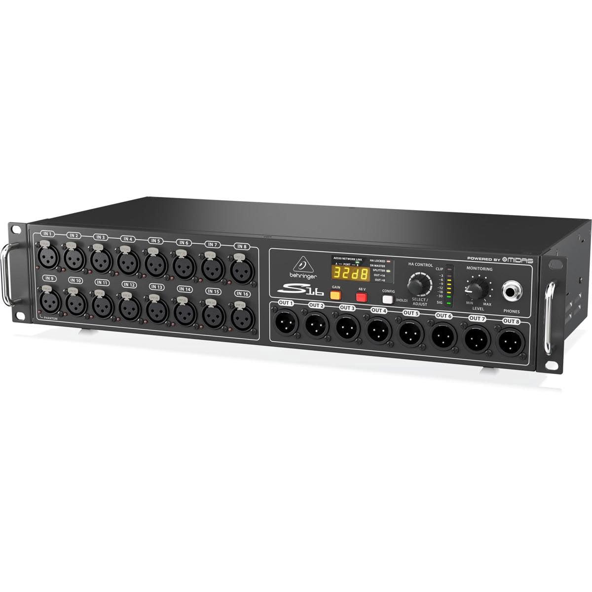 Behringer S16 Digital Snake boîtier scène 16 Midas AES50