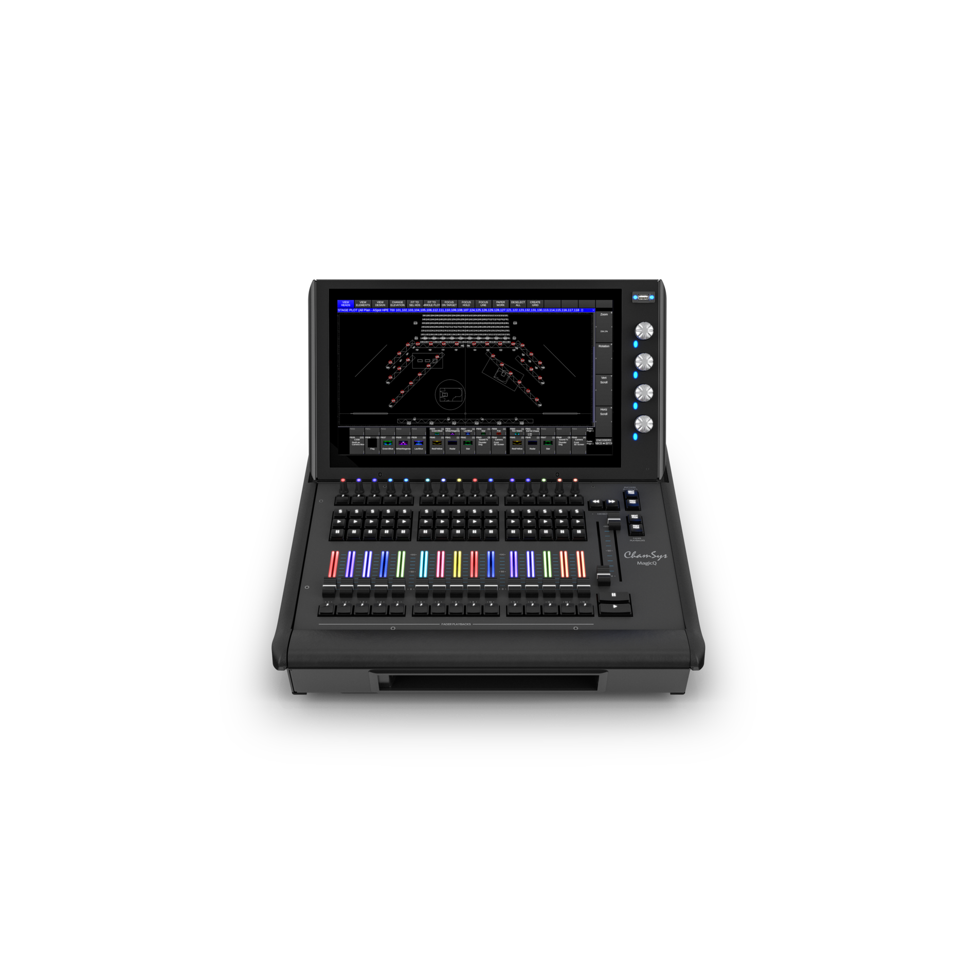 ChamSys MagicQ MQ500M Stadium Wing extension 30 playbacks