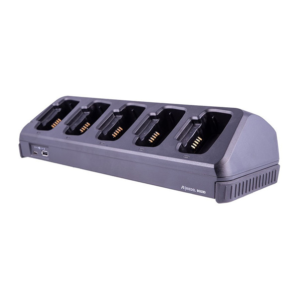 Fréquence Intercoms Riedel Bolero chargeur 5 beltpacks