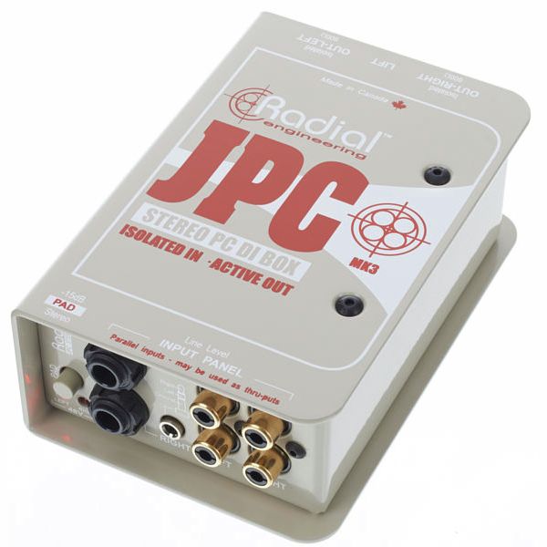 Radial JPC boîtier DI stéréo pour PC