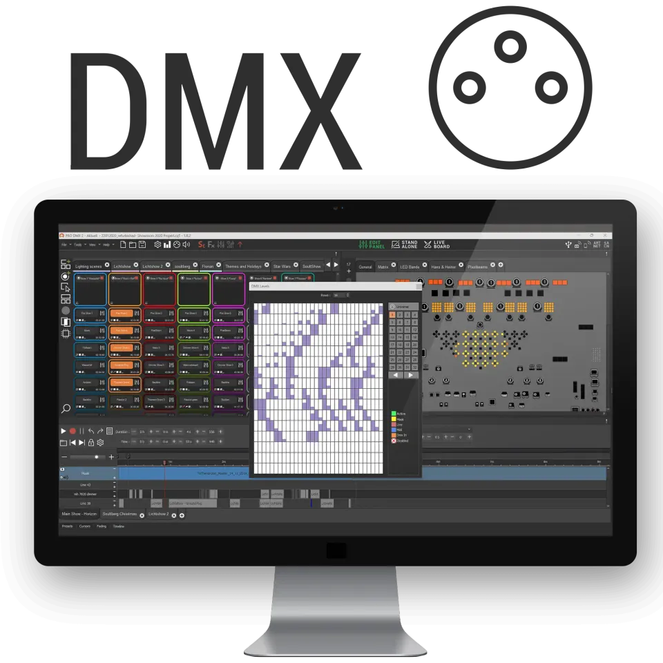 Chromateq DMX 512CH extension 512 canaux DMX