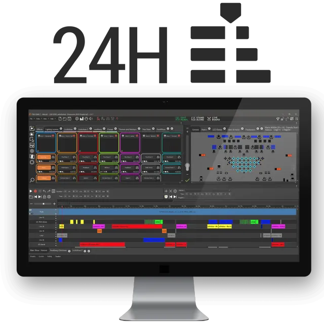 Chromateq Software FULL logiciel DMX timeline 3D