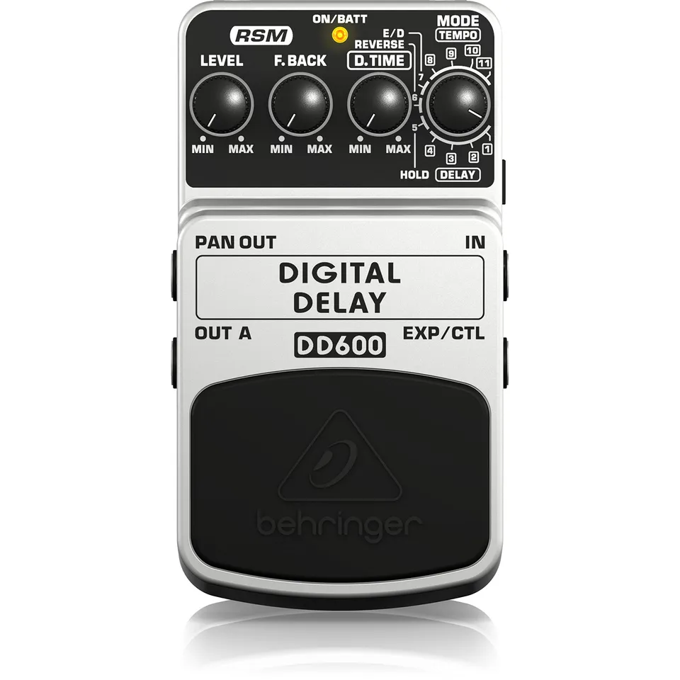 Behringer DD600 pédale delay guitare numérique stéréo 11 modes