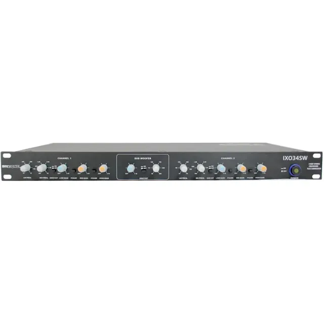 Invotone IXO34SW filtre actif 3 voies sub scène
