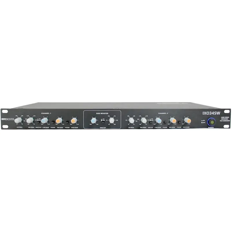 Invotone IXO34SW filtre actif 3 voies sub scène