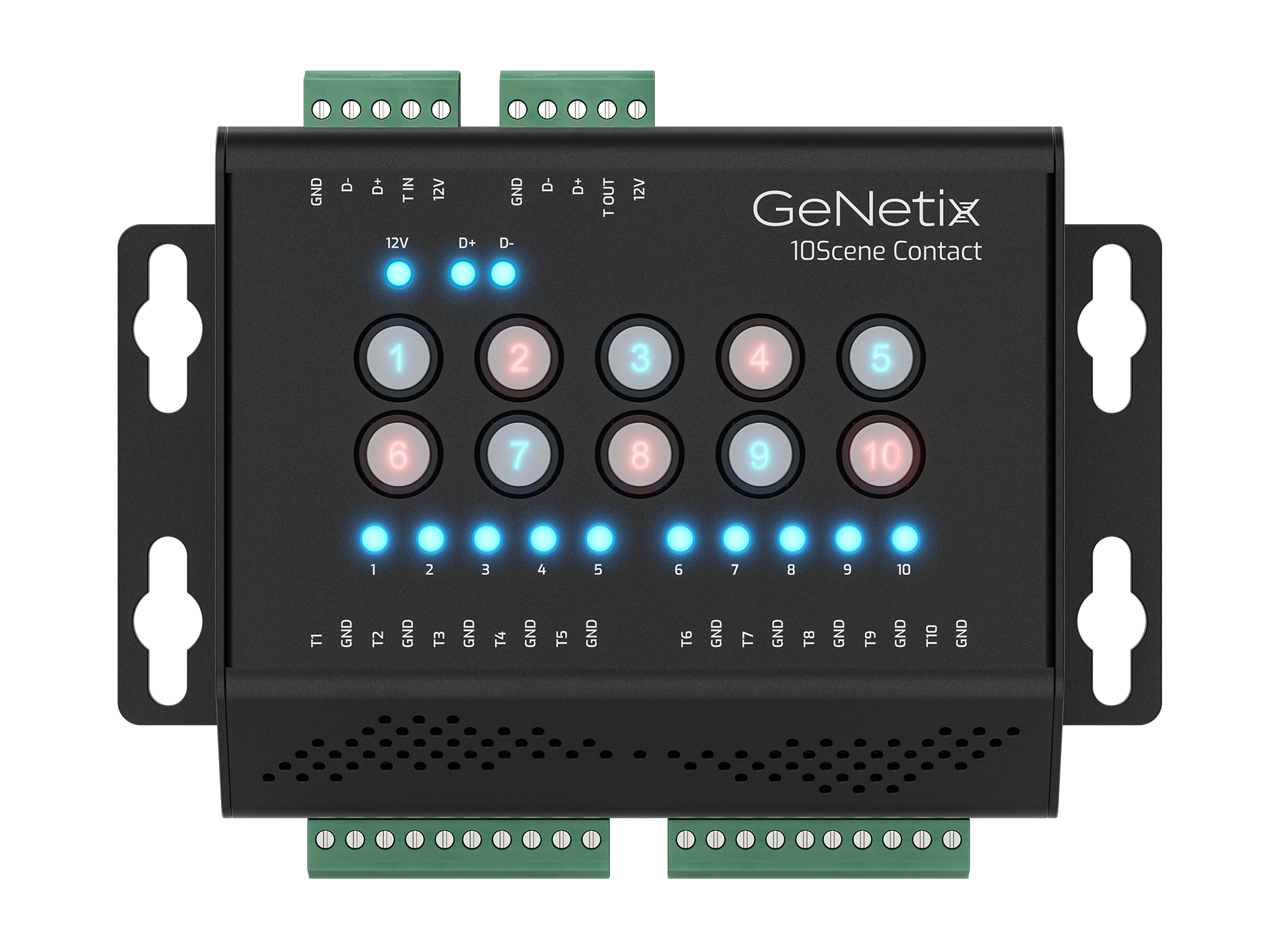 Chamsys GeNetix 10Scene Contact interface DIN