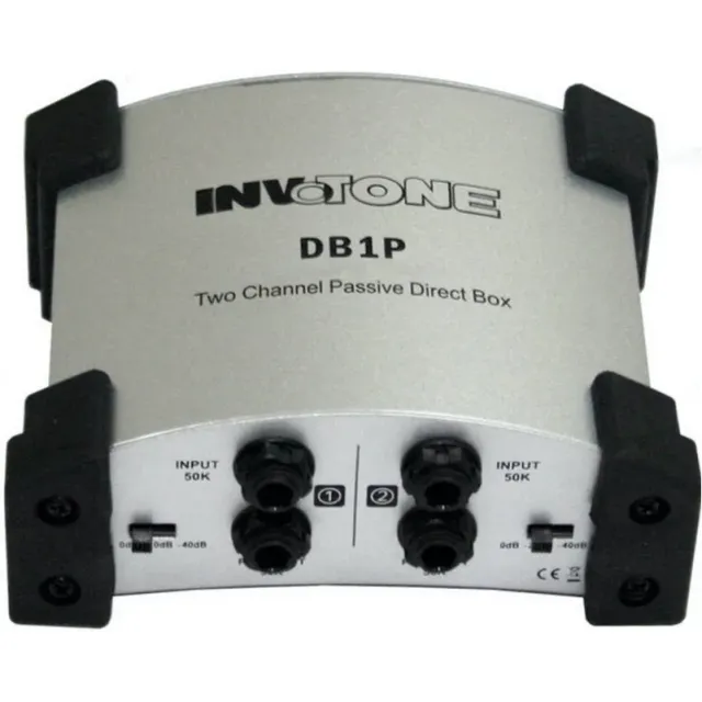 Invotone DI-Boxes DB1P boîtier DI passif stéréo XLR