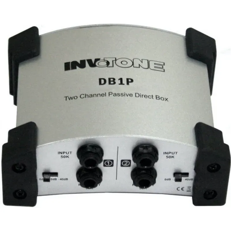 Invotone DI-Boxes DB1P boîtier DI passif stéréo XLR