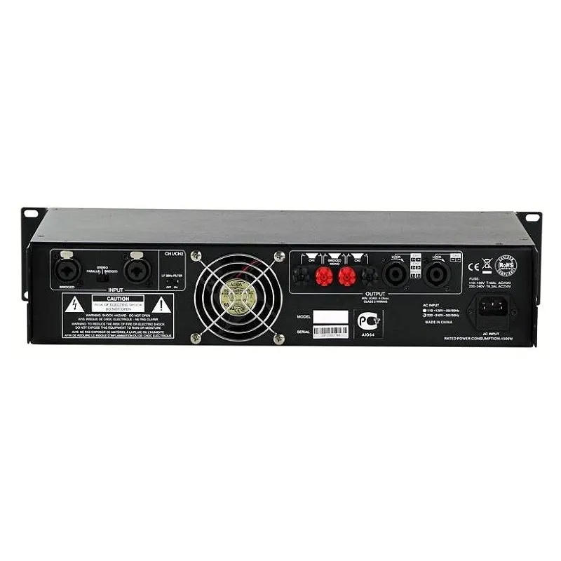 Invotone D2550 amplificateur sono 2x750W 4 ohms