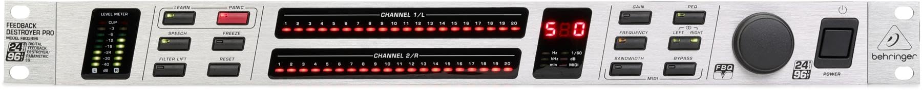 Behringer Feedback Destroyer FBQ1000 anti-larsen 2 canaux
