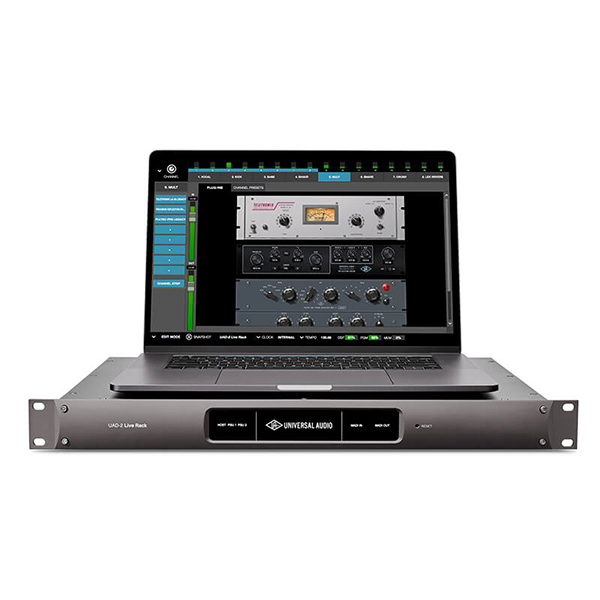 UAD2 Live Rack platinium avec Mac mini mixage