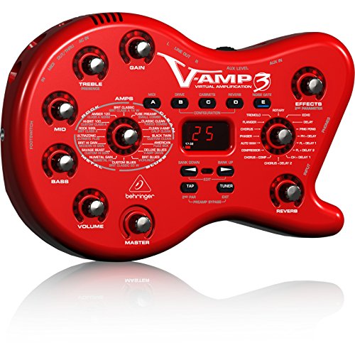 Behringer V-AMP3 ampli guitare multi-effets USB rouge