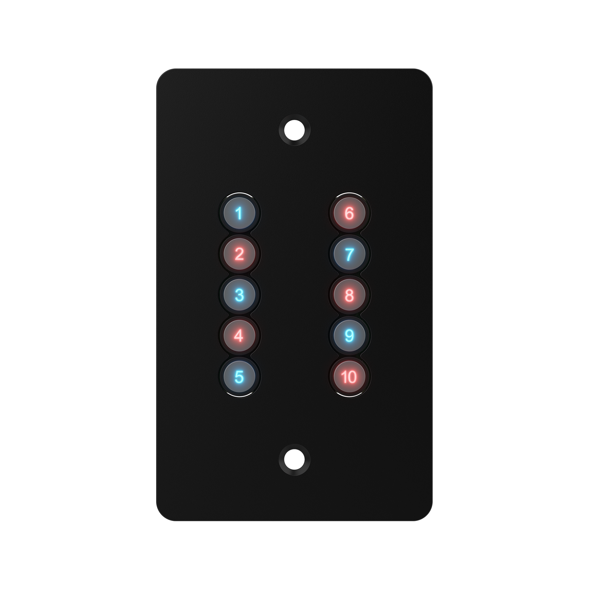 Chamsys GeNetix 10Scene Wall Plate plaque murale DMX lot de 2