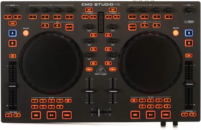 Behringer CMD Studio 4A contrôleur DJ USB noir