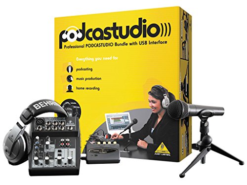 Behringer Podcastudio USB kit enregistrement 5 entrées