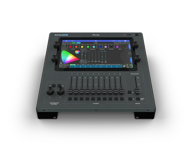 ChamSys QuickQ Studio+ console DMX 4 univers tactile rack