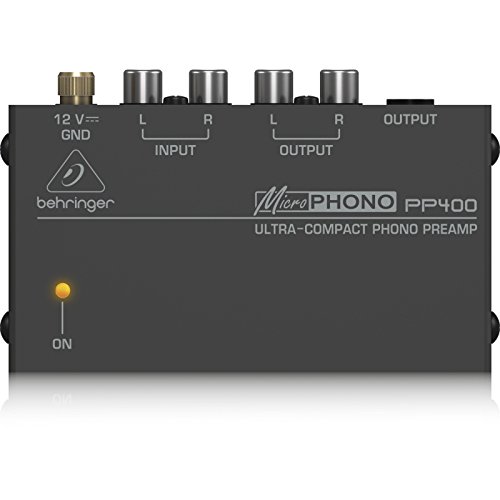 Behringer PP400 Microphono préampli phono MM RCA