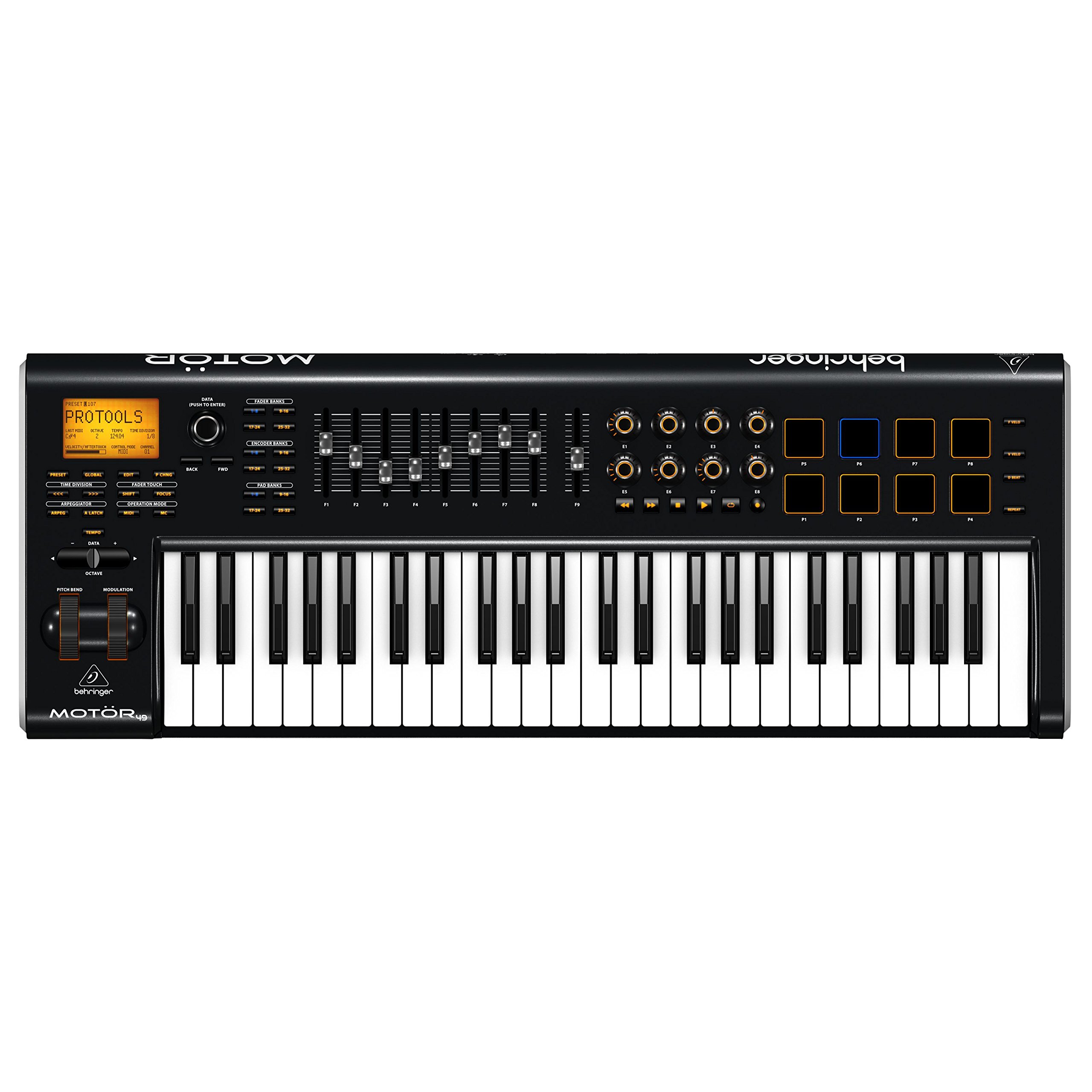 Behringer MOTÖR 49 Contrôleur Clavier 49 Touches Motorisé