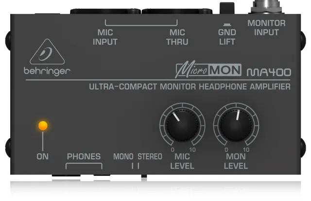 Behringer MA400 Micromon amplificateur casque monitor mono-stéréo