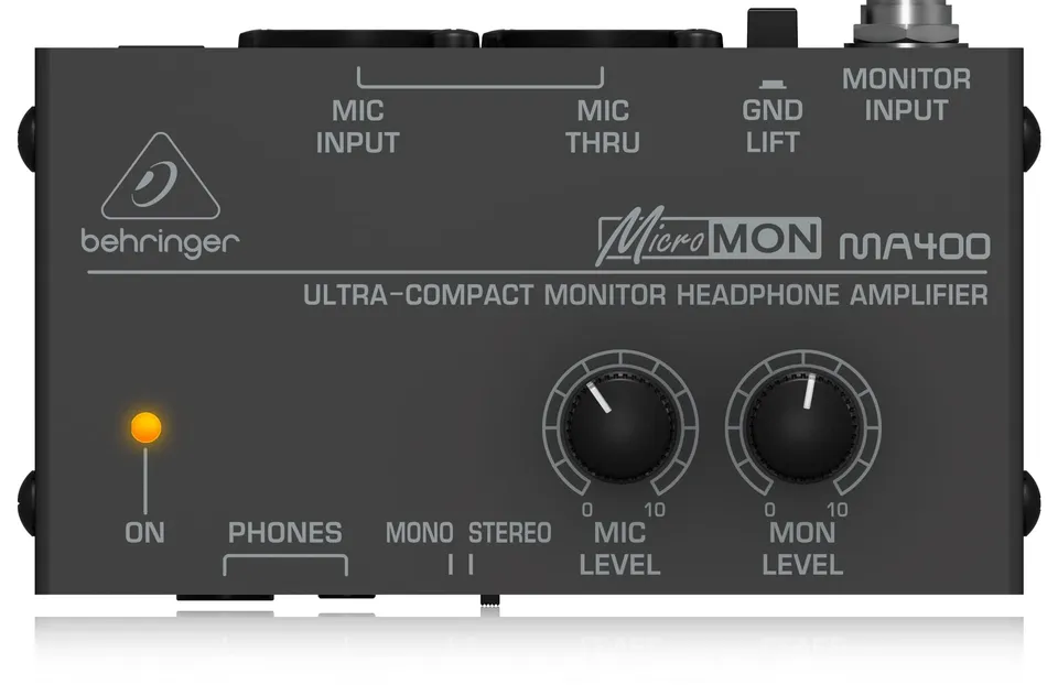Behringer MA400 Micromon amplificateur casque monitor mono-stéréo