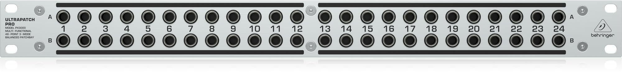 Behringer Ultrapatch PX3000 patchbay 48 points TRS